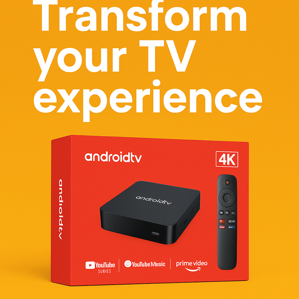 Smart Android TV Box – 4K Voice Control | 8GB RAM 16GB ROM | 5G Wi-Fi